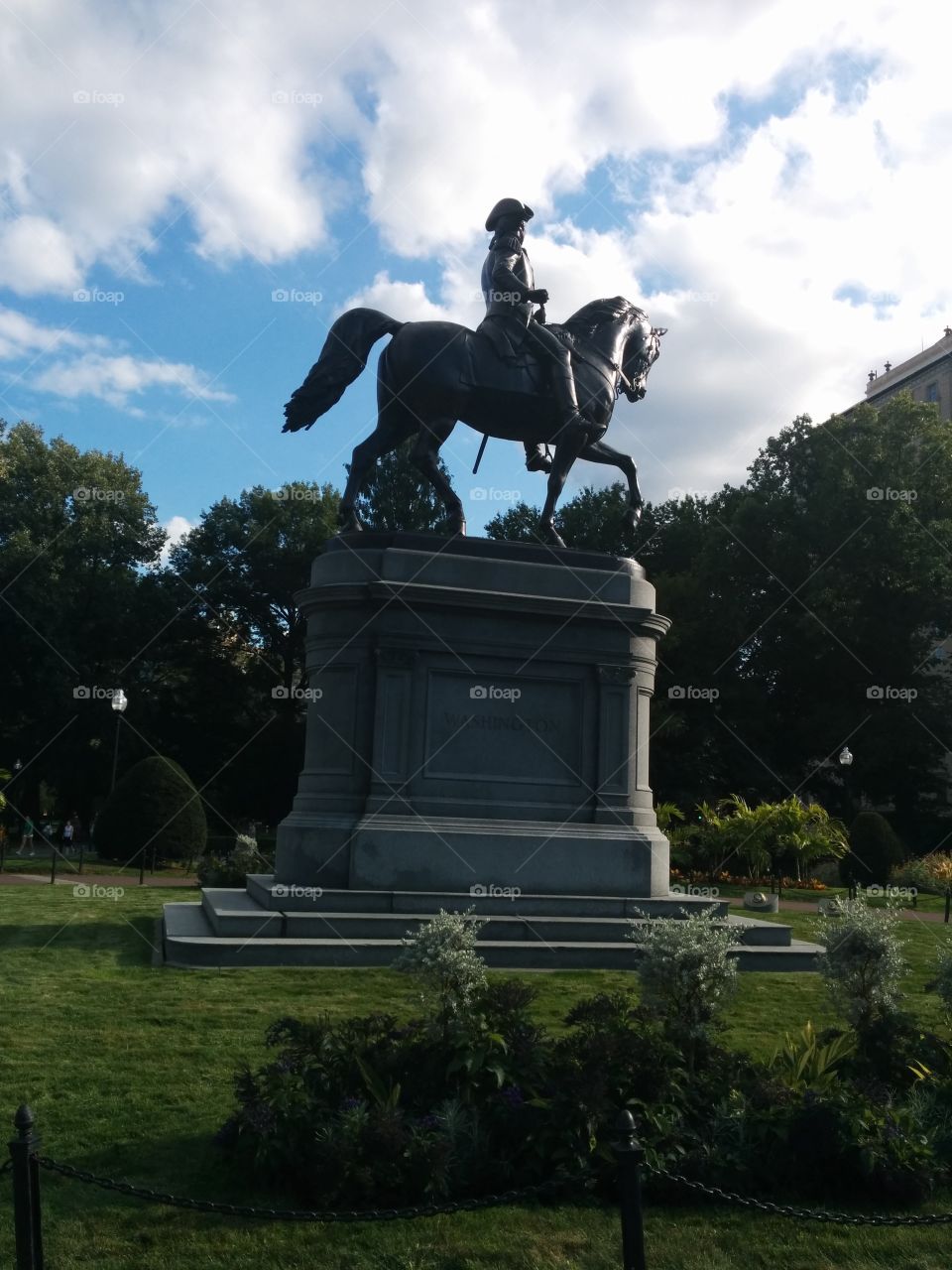 George Washington. Taken in the Boston Public Garden