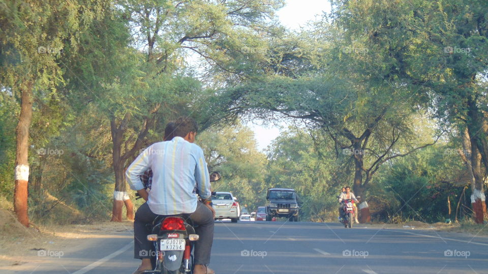 On road to sun temple