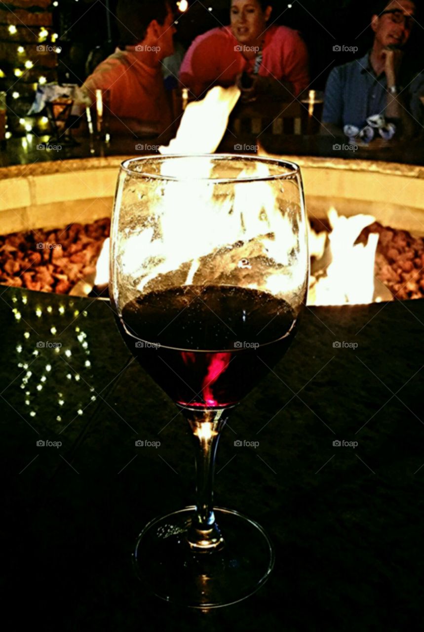 Glass of wine