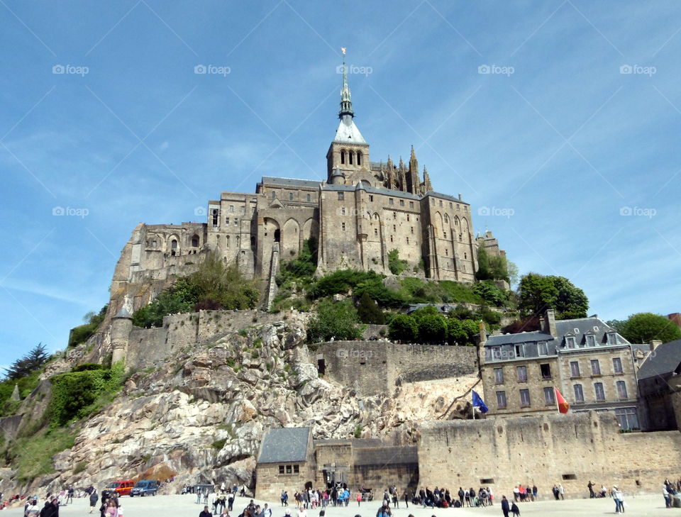 view of mont saint michel