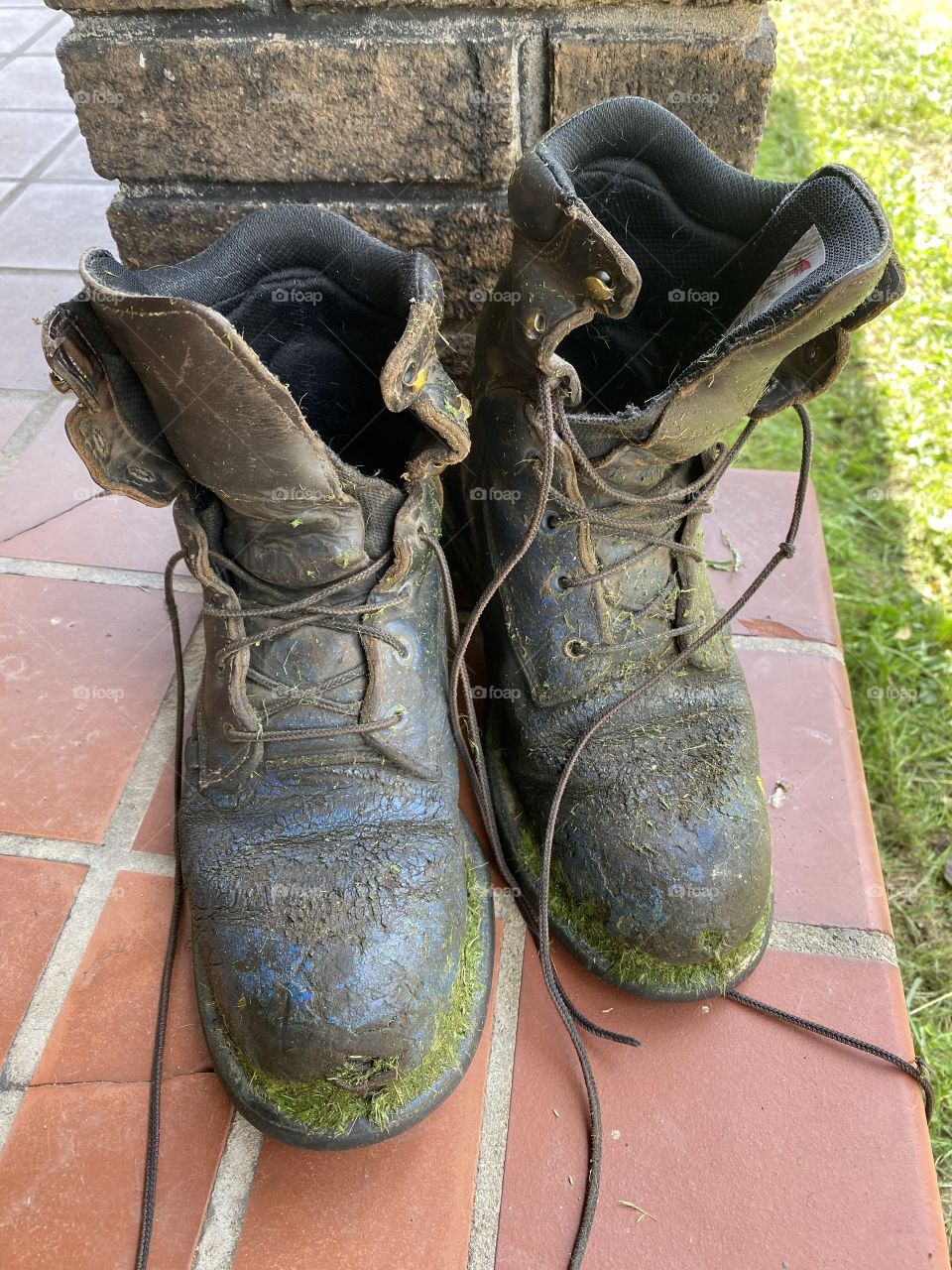 Play hard.    But work harder!   Boots redwing work work boots 