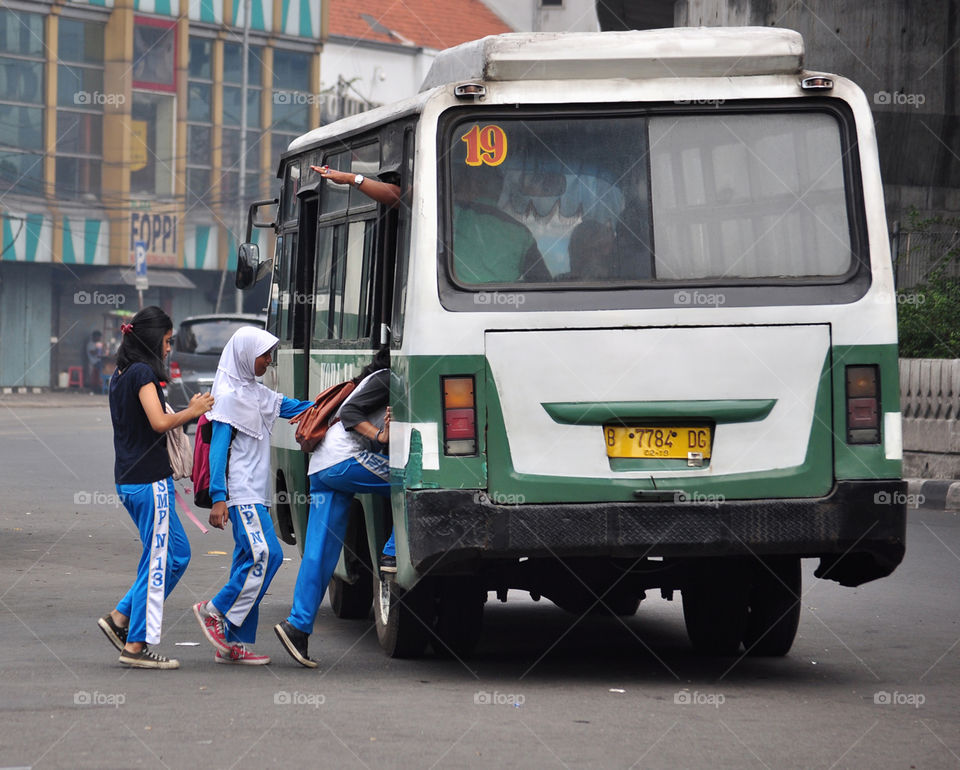 Kopaja bus in Jakarta
