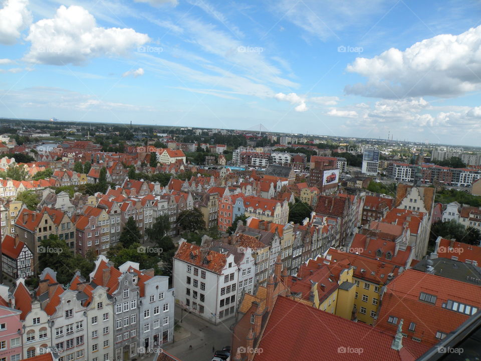 Red roof, Old Town, Gdańsk