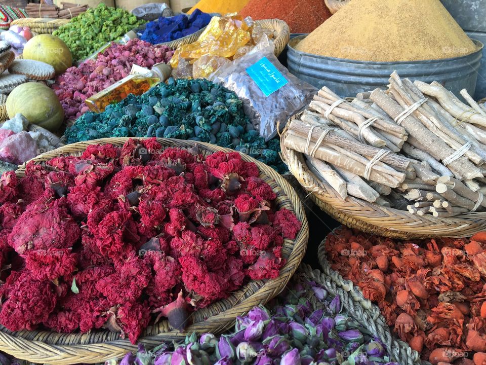 Spices in Morocco 