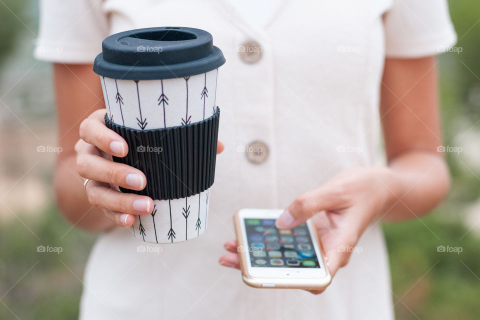Daily Routine: Coffee and Phone