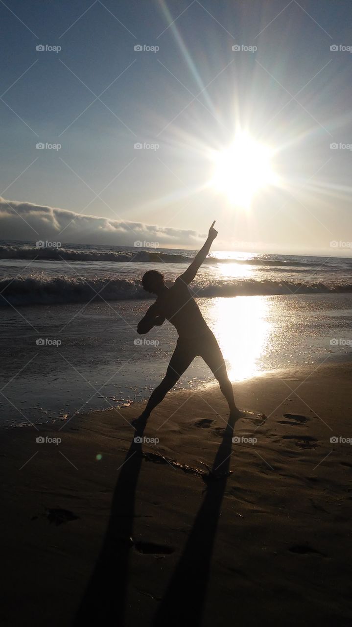 sunset at sunset state beach