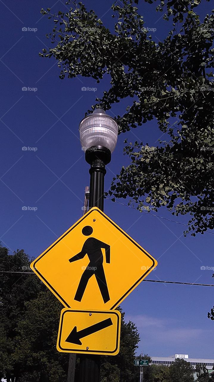 Watch your step. Out for a bike ride downtown