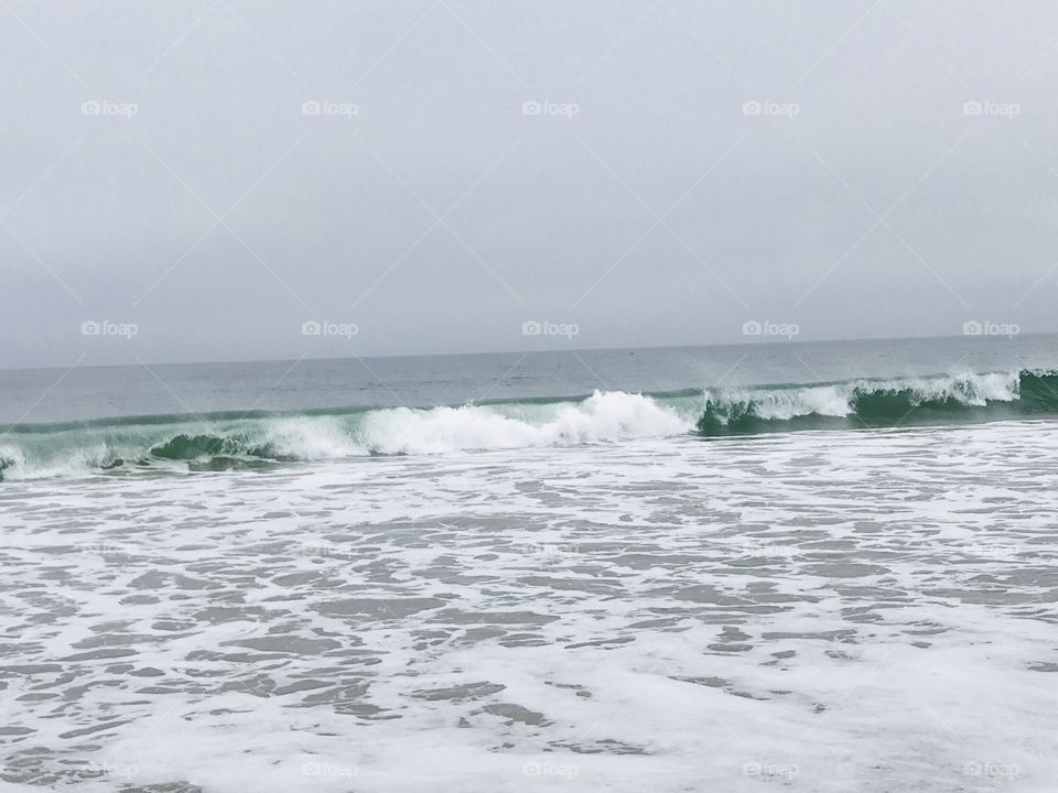 Limantour Beach California beautiful waves crashing 