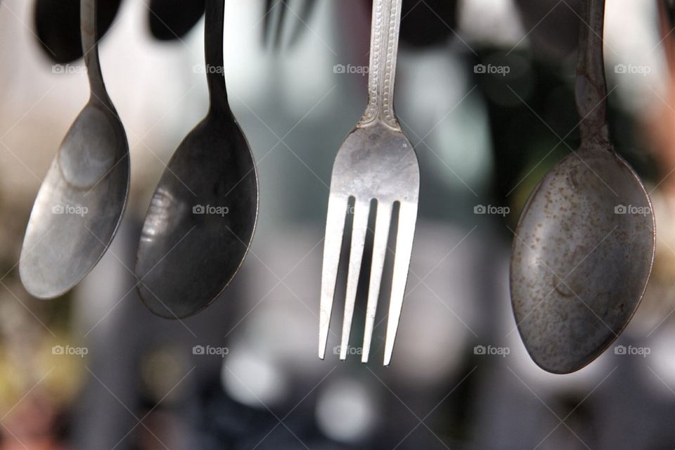 Spoons and fork