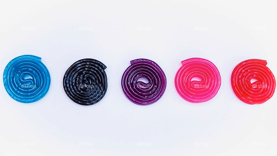 Colorful Licorice spirals 