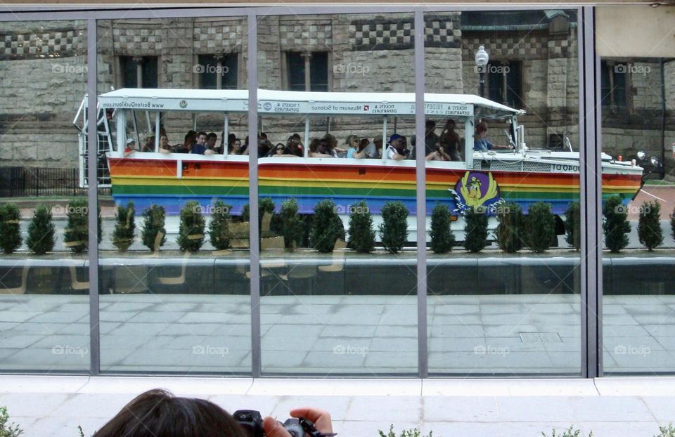 Reflection in the mirror 