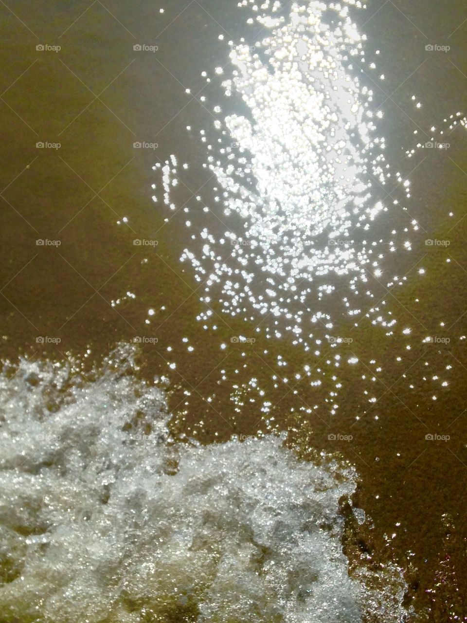 Sparkles on the water