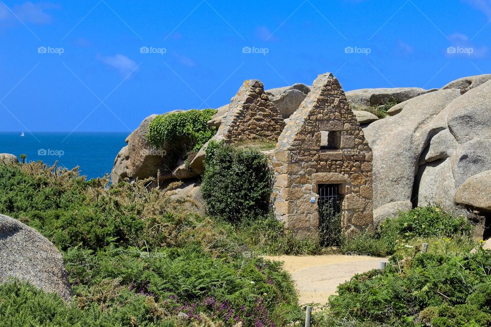 old house on the beach