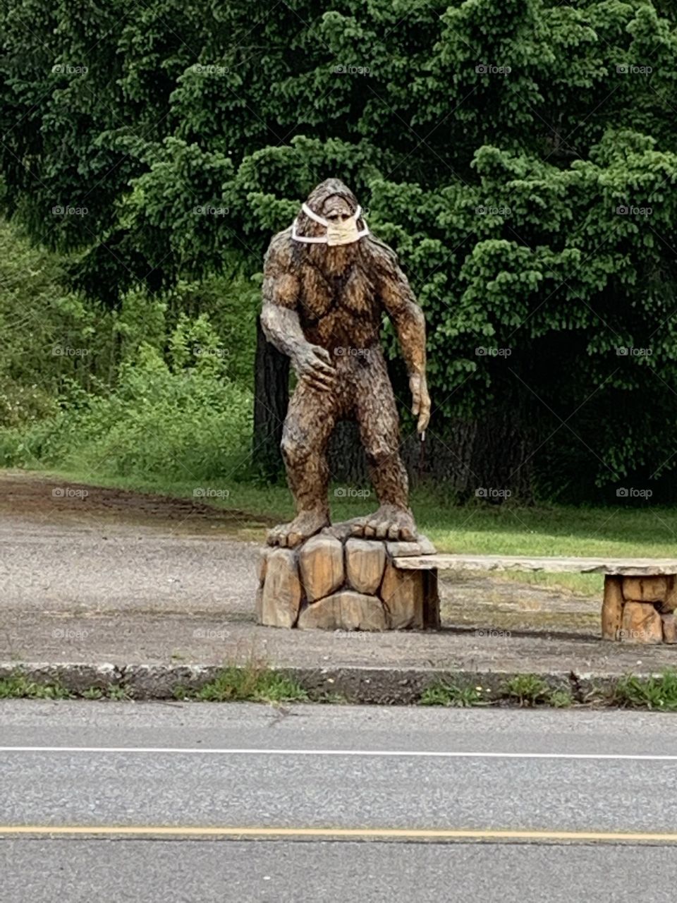 Sasquatch being safe lol