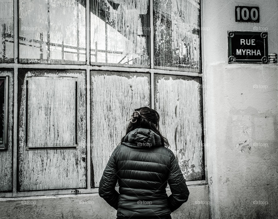 Walking on the street