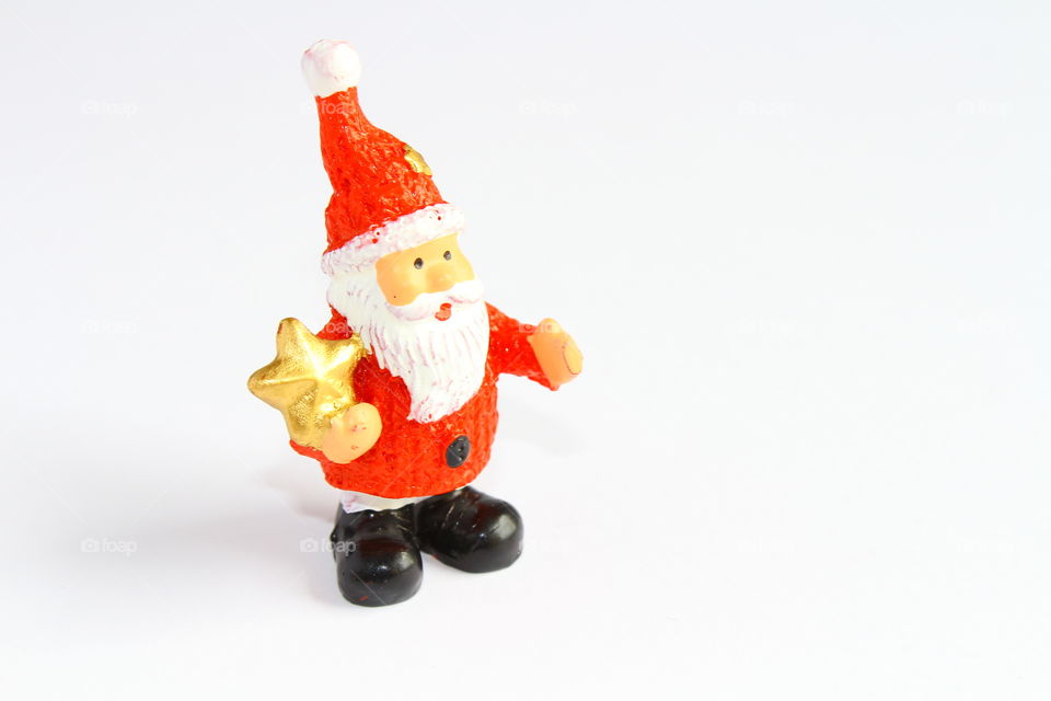 miniature toy Santa Claus