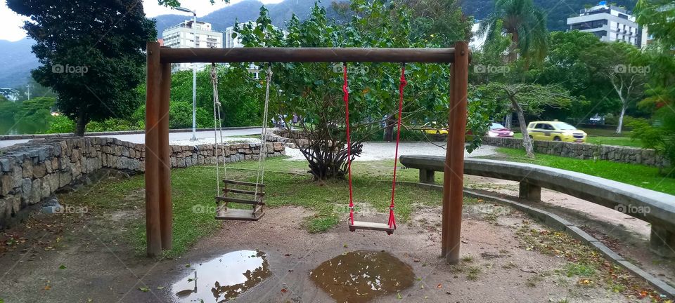 Balançar em dias de chuva