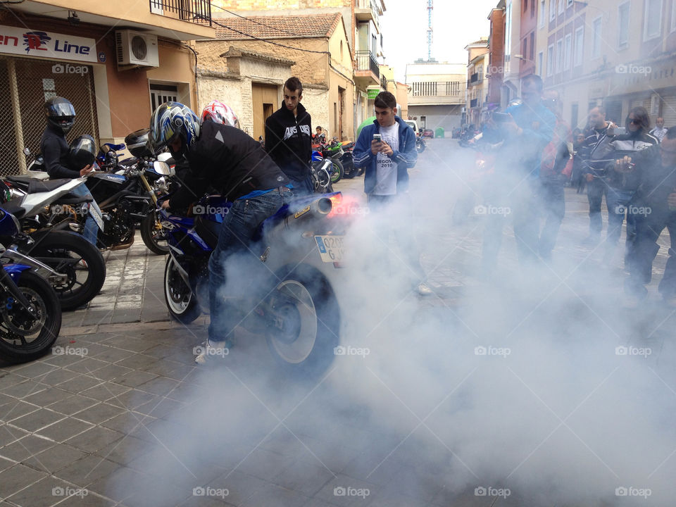 Motorbike Burnout