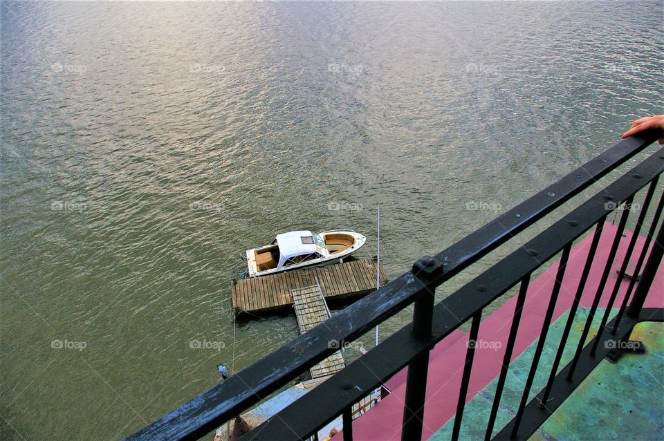 Boat Docked on Landing