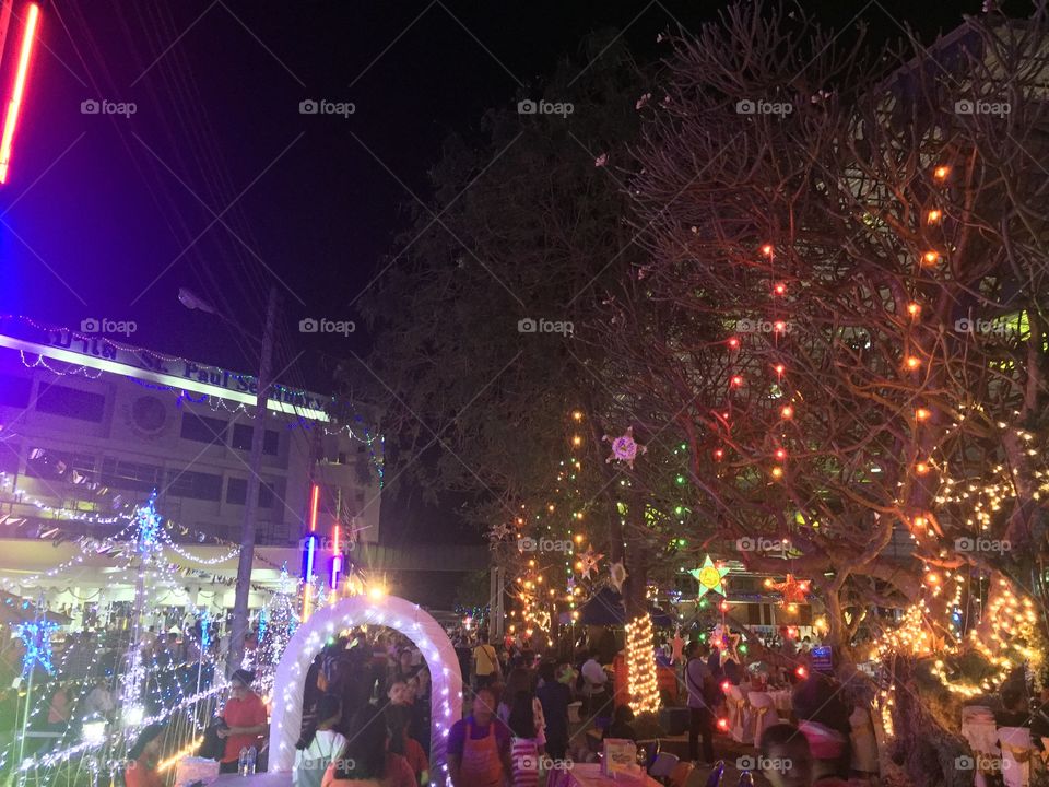 Lightning of merry Christmas..