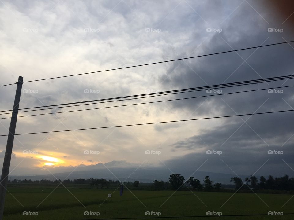 The view travelling to Bukidnon, Philippines