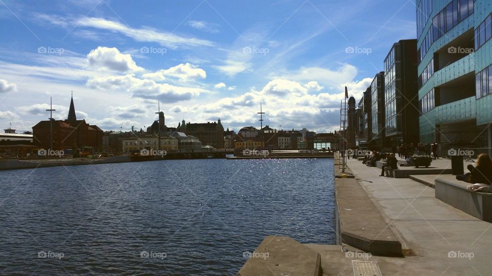 Malmö. took this during my lunch break at school, just a relaxing view