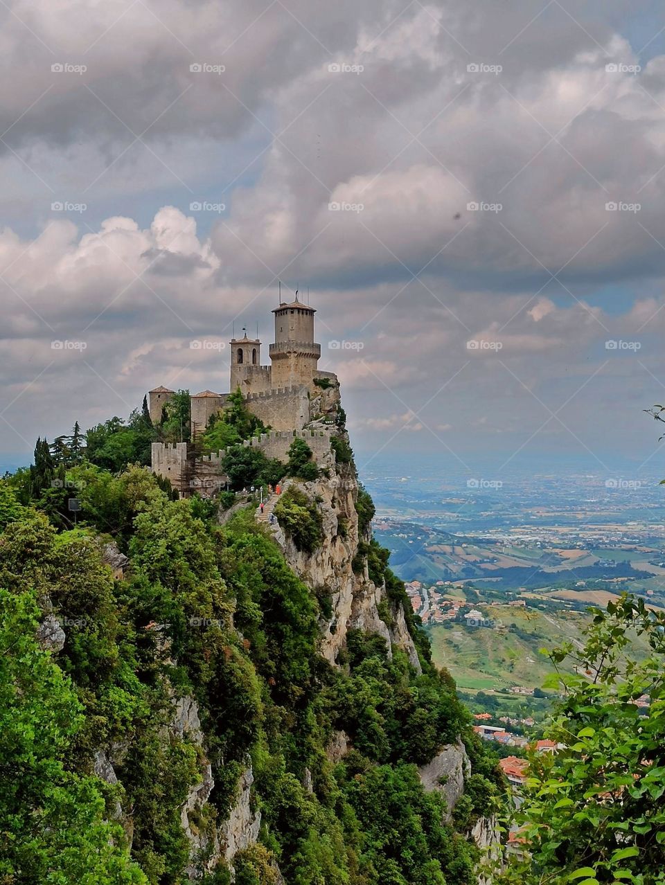 An ancient fortress. San Marino