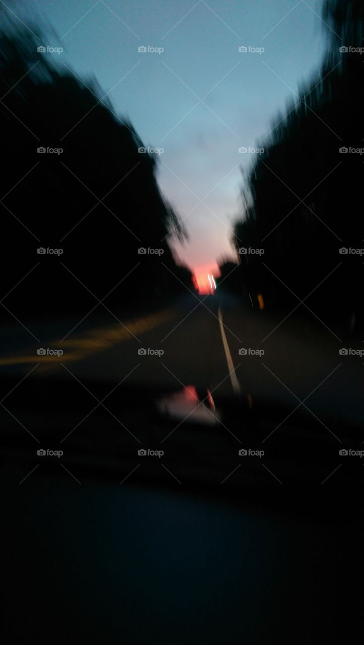 Blur, Car, Light, Street, Transportation System