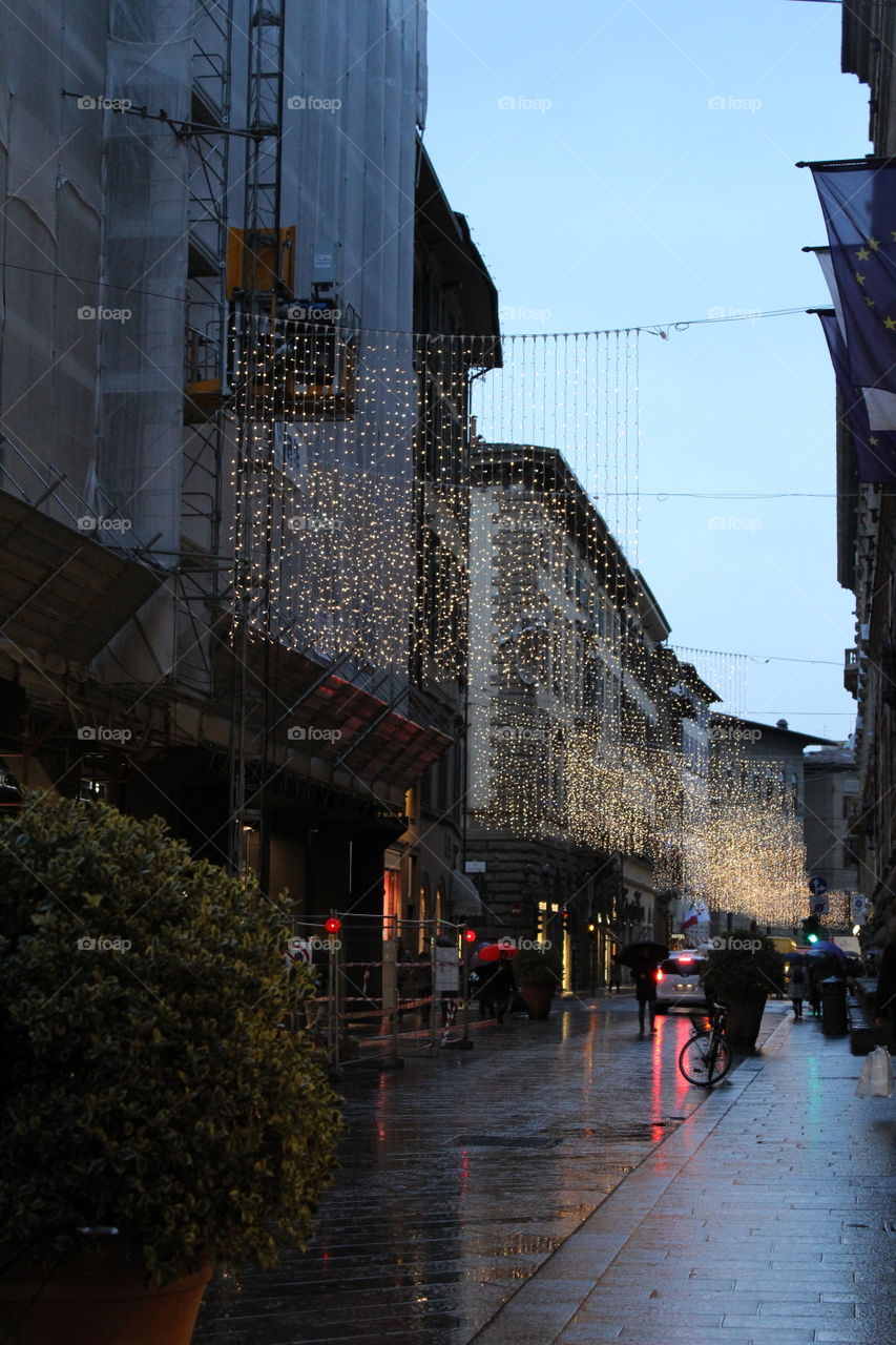 Firenze street. Italy