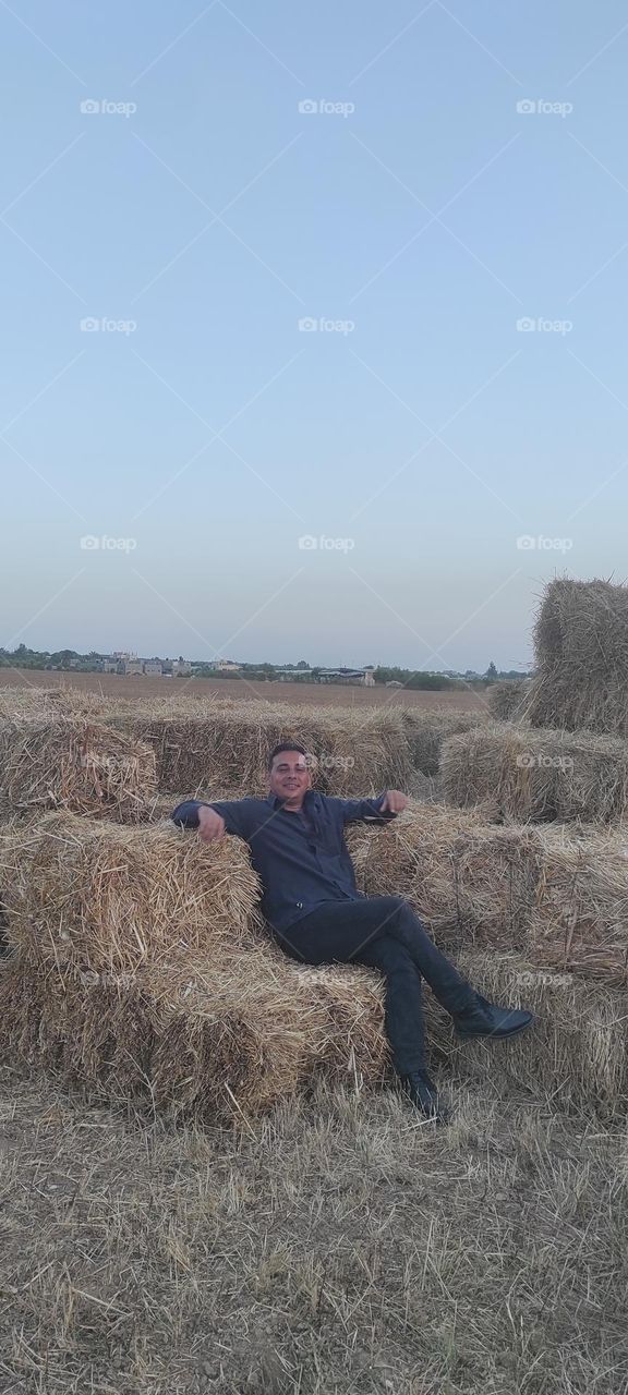 Sitting in the middle of nature is very comfortable