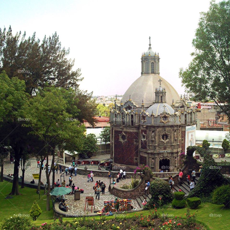 Overlooking a Church. 