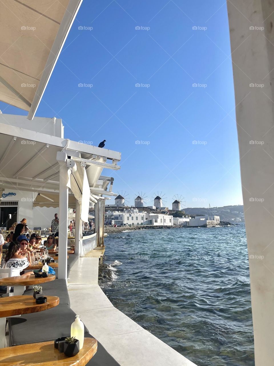 Mykonos port