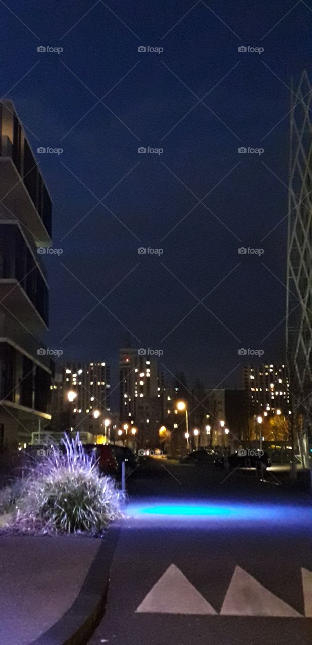 Mons en baroeul de nuit