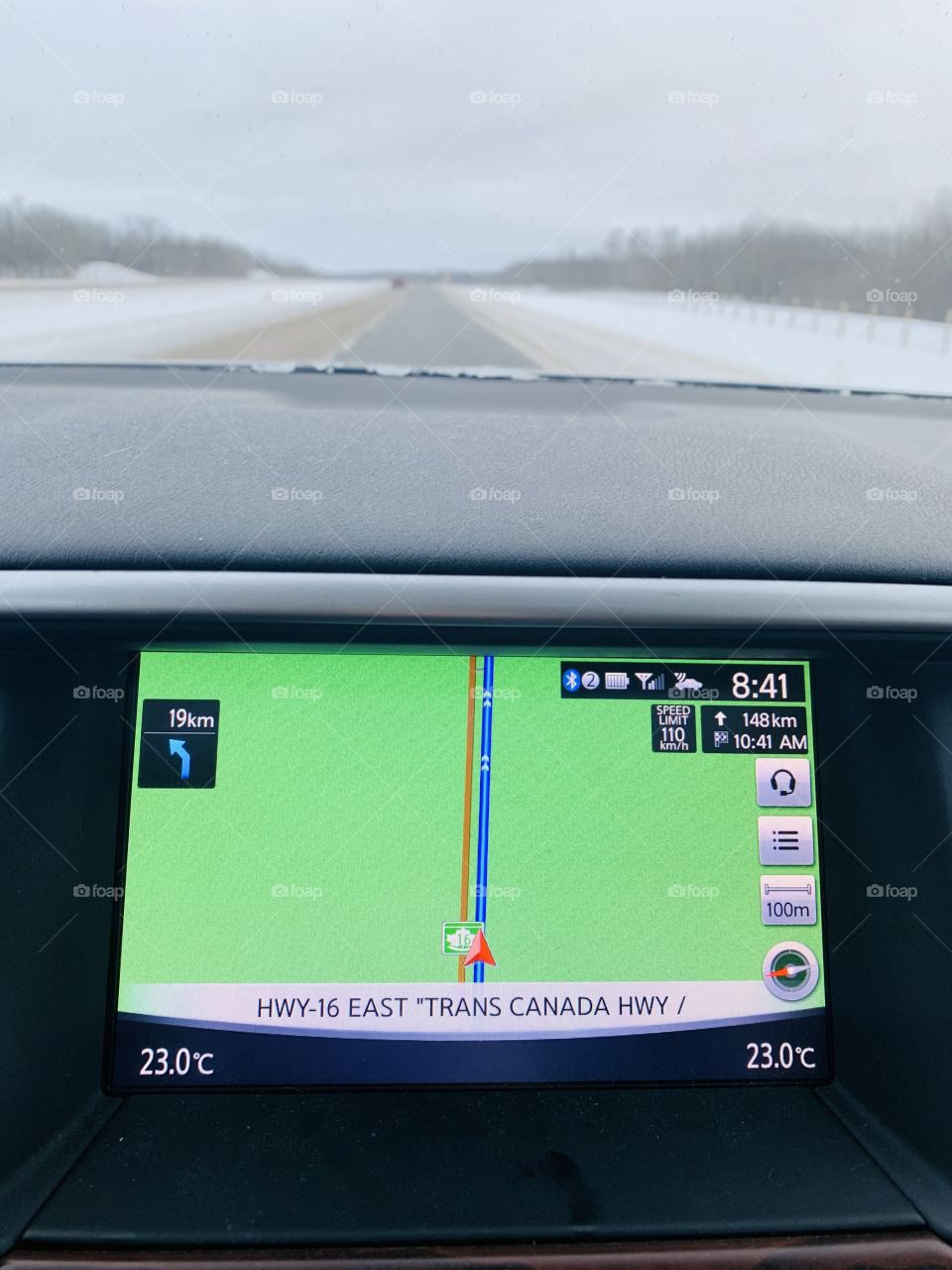 GPS on a road trip 