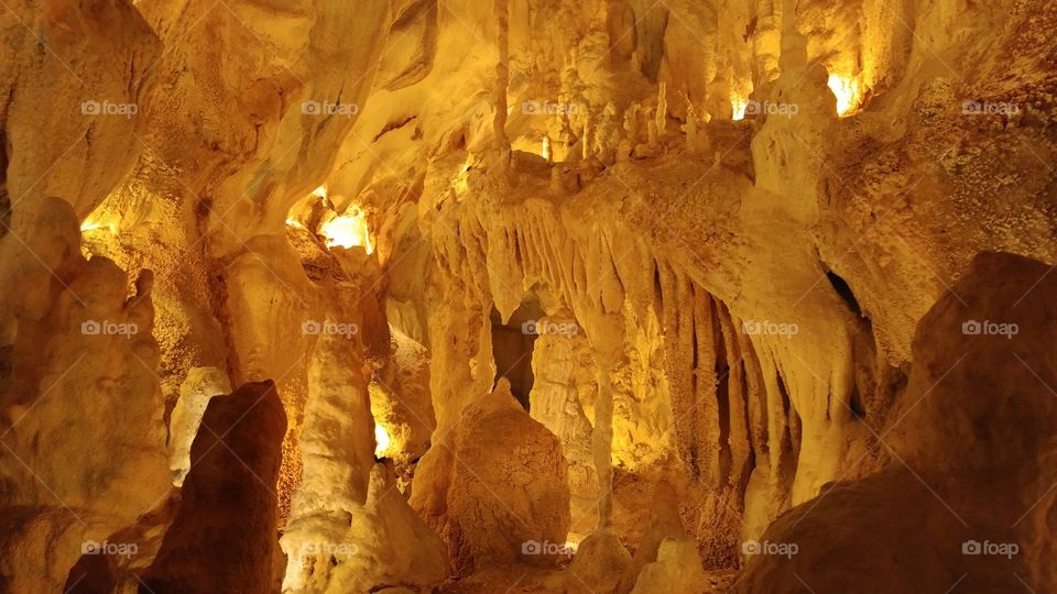 Natural underground caves in Fatima