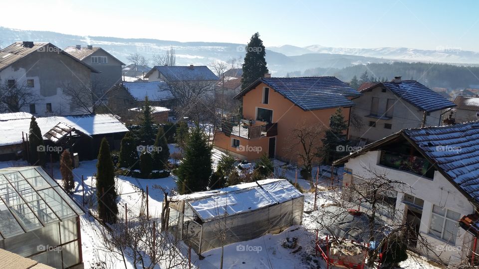 Snow, Winter, House, Building, Landscape
