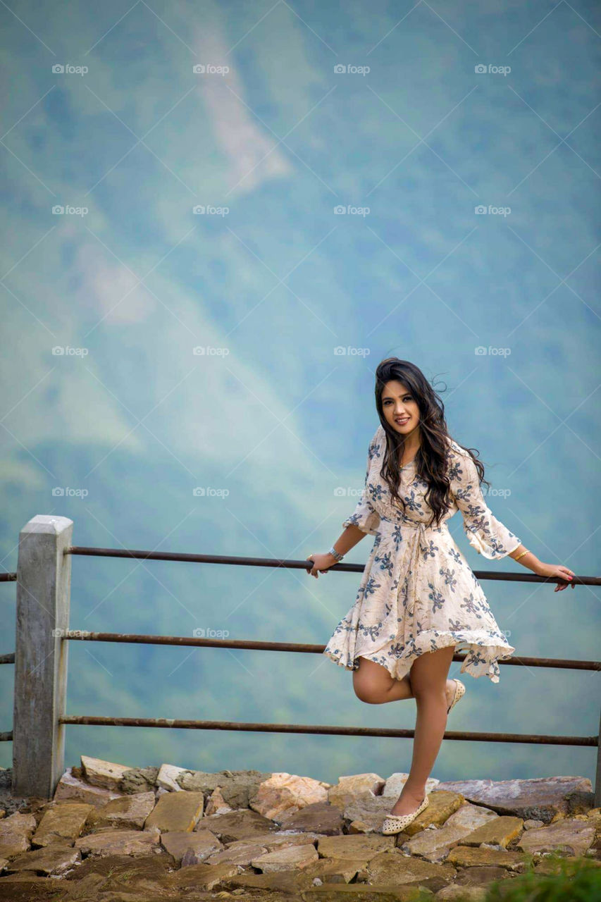 Modeling photoshoot at silong the rock capital of india