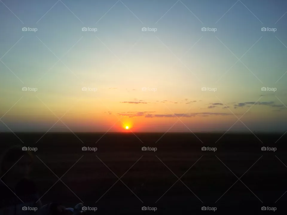 закат