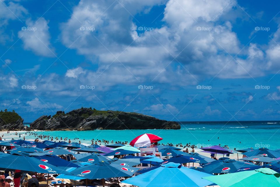 Red Umbrella Beach