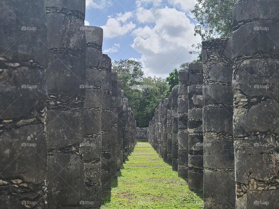 Part of the Chichén Itzá Park in Mexico