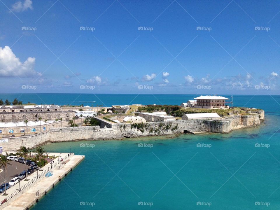Beautiful ocean fort
