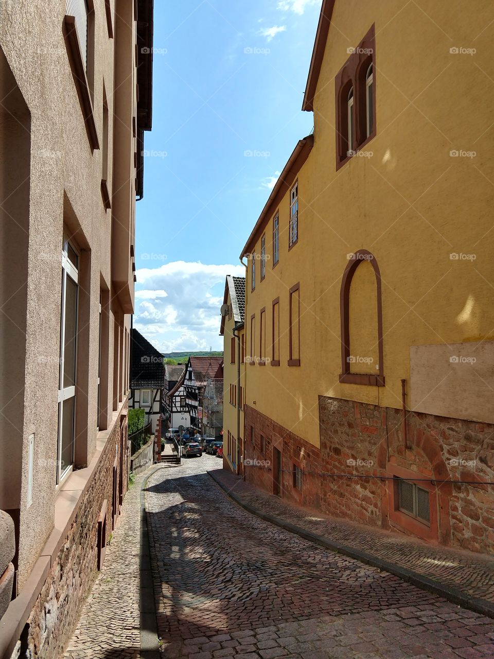 A small street in old town