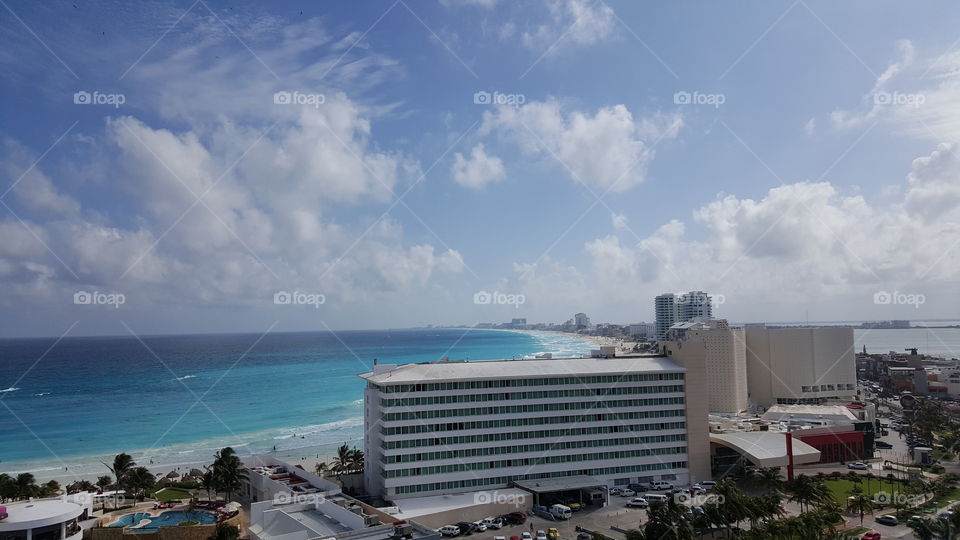 Rooftop on the Coast of Cancun