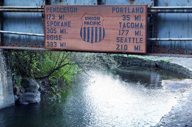 Interesting wood signboard 