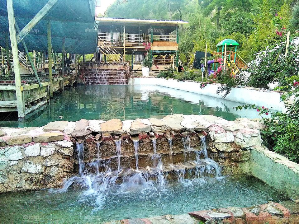 waterfalls in turkish mountains