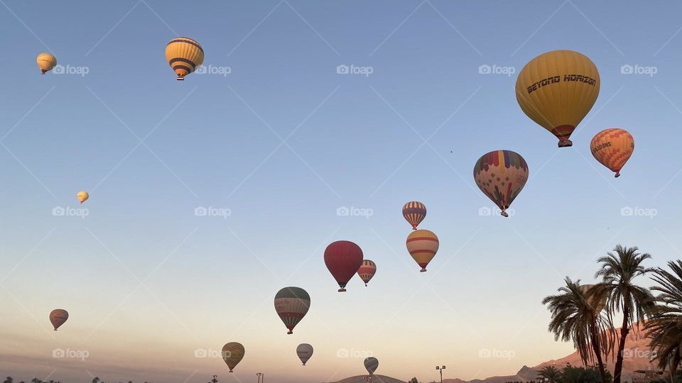 Hot air balloons 