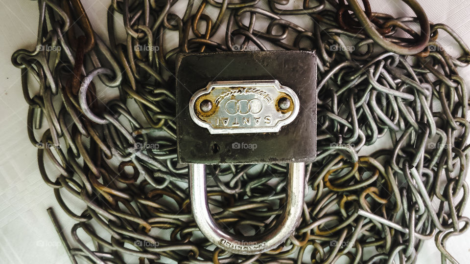 locked chains