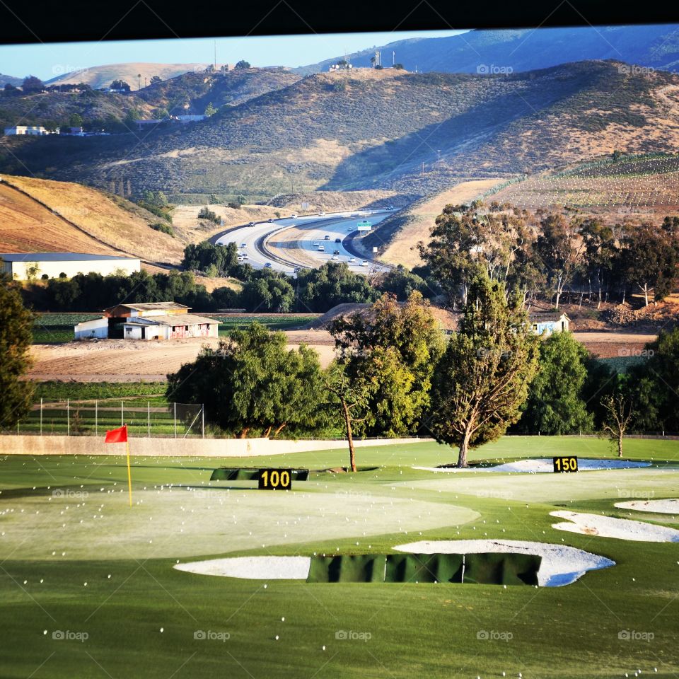 Driving range in Southern California