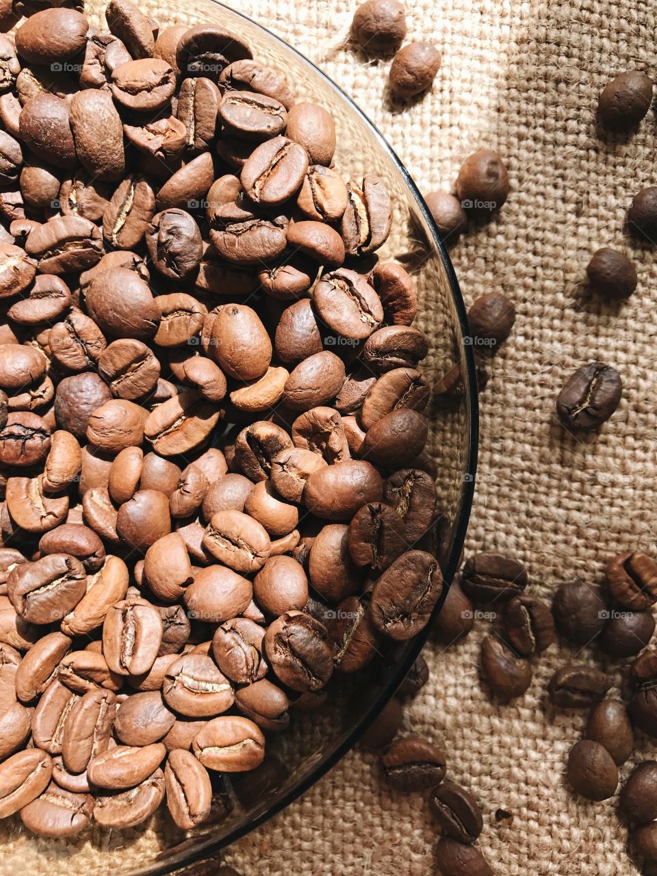 Close-up of coffee beans