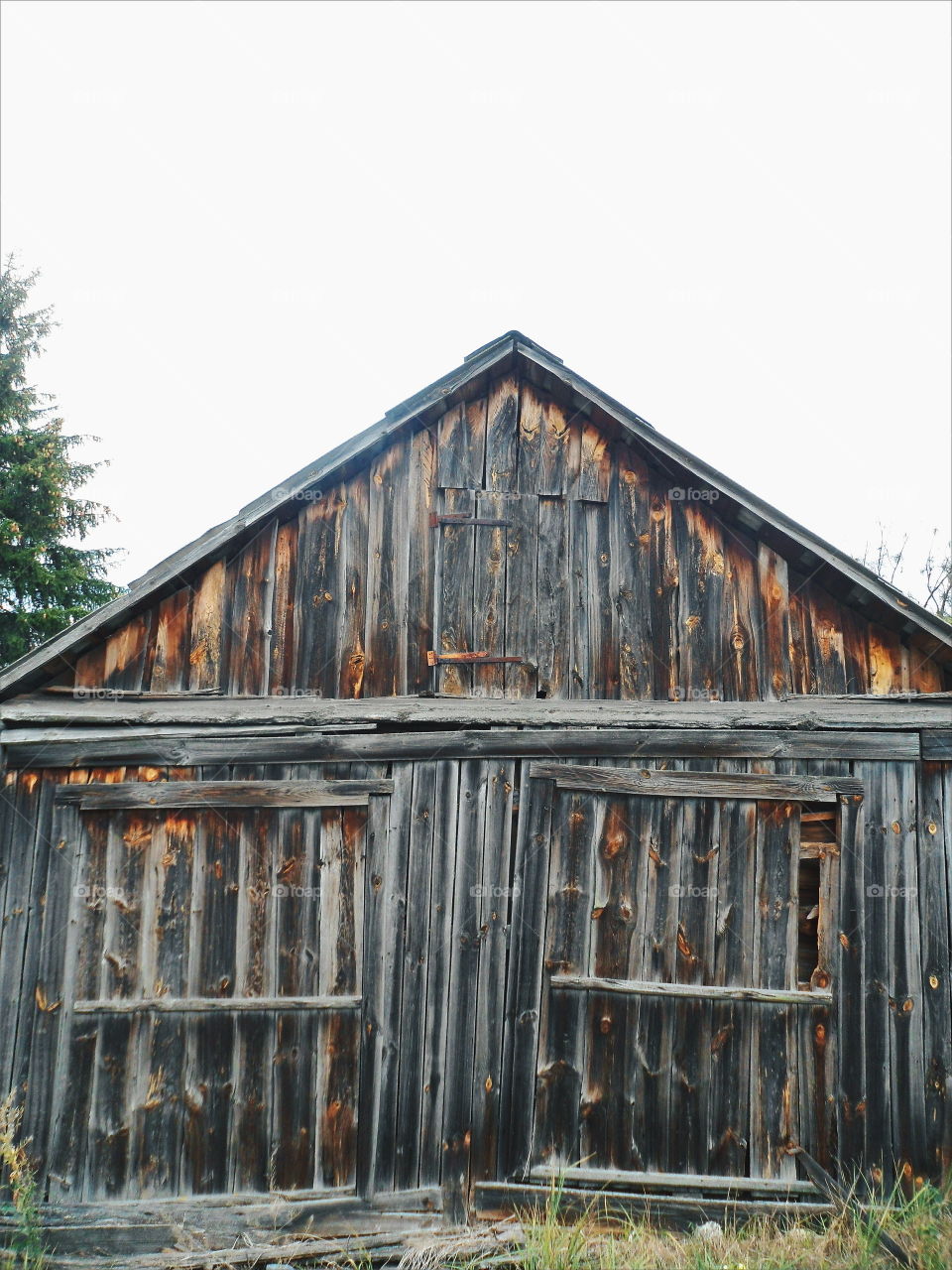 abandoned rural house